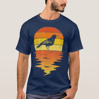 Camisa Baltimore Oriole, retrô sunset vintage