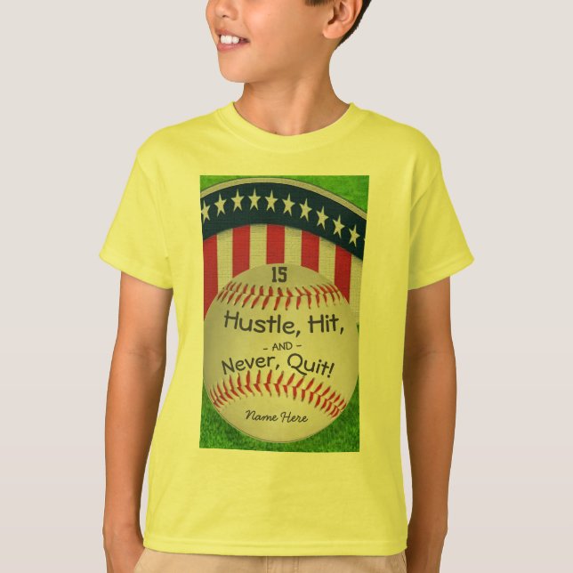 Camisa Baseball Personalizada com Número (Frente)