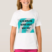 Camisa Básica Branca da Garota Inspiradora