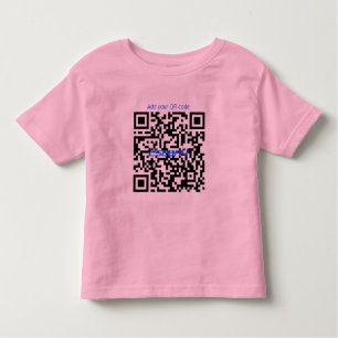 Camisa básica com seu código de QR