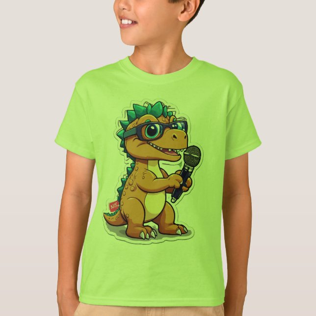 Camisa básica de crianças - Camisa confortável e N (Frente)