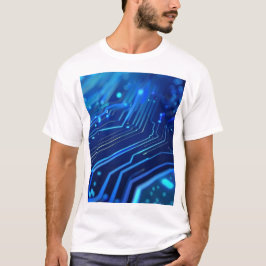 Camisa básica de homem de computador moderno