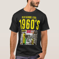 CAMISA BÁSICA ESCURA 1960 OLD SCHOOL COOL