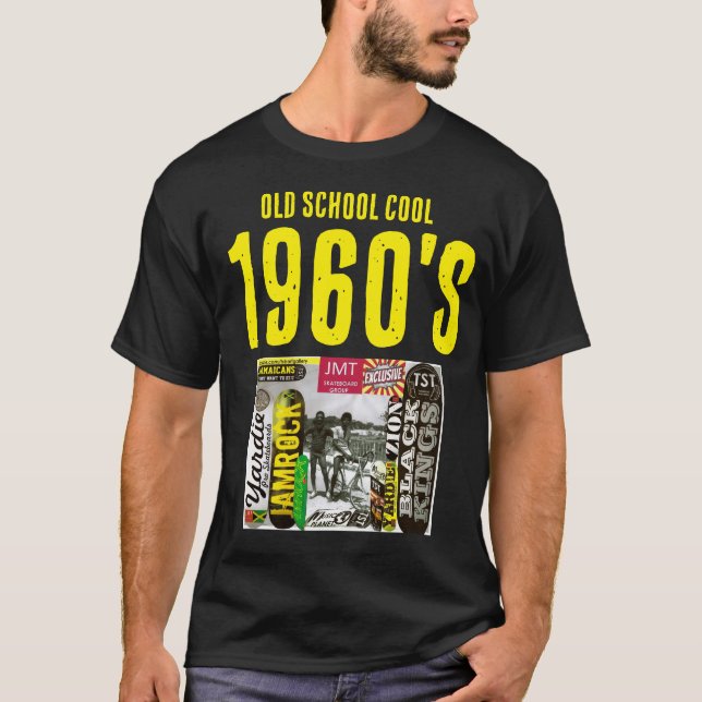 CAMISA BÁSICA ESCURA 1960 OLD SCHOOL COOL (Frente)