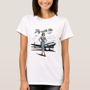 Camisa Básica Feminina Comissária de Bordo Escandi