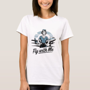 Camisa Básica Feminina Comissária de Bordo Escandi