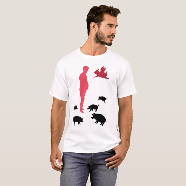 Camisa Básica Masculina Happy Meal, Branca (Frente Completa)