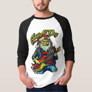 Camisa bate em casa com esta manga clássica 3/4