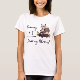 Camisa Beary Blessed Panda Mom | Baby Tee Combinan