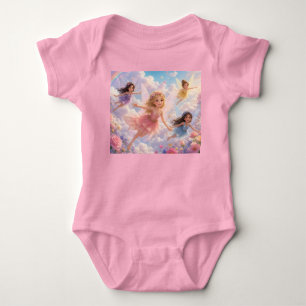 Camisa Bebê Menina Sorrisos de Arco-íris
