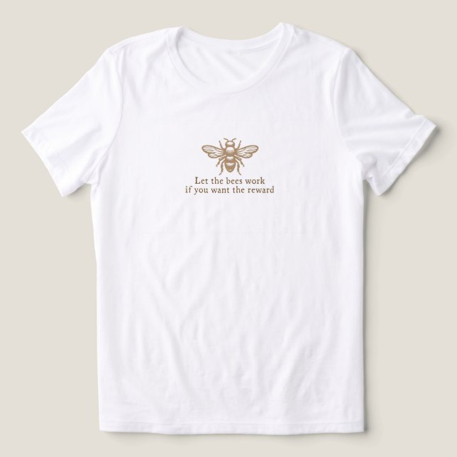 Camisa Bee Tri-Blend (Design frontal)