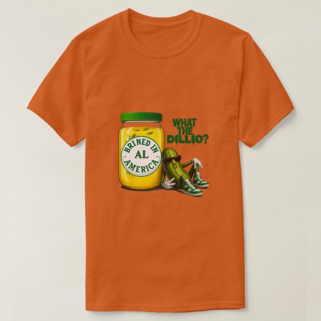 Camisa Big Dill Brined na América (Frente do Design)
