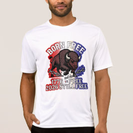 Camisa Bison Americana Livre do nascer - 250 Anos 