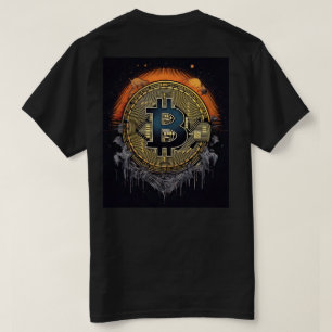 Camisa BITCOIN T para o amante da criptomoeda