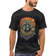 Camisa BITCOIN T para o amante da criptomoeda