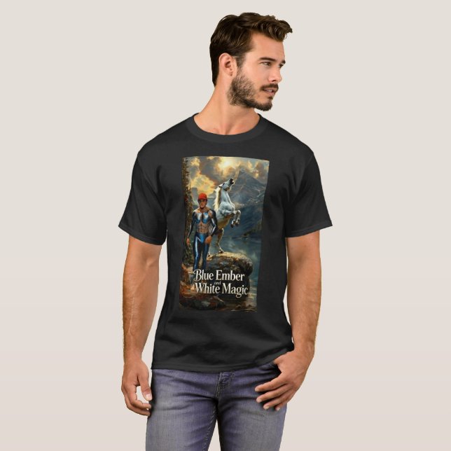 Camisa Blue Ember & White Magic (Frente Completa)