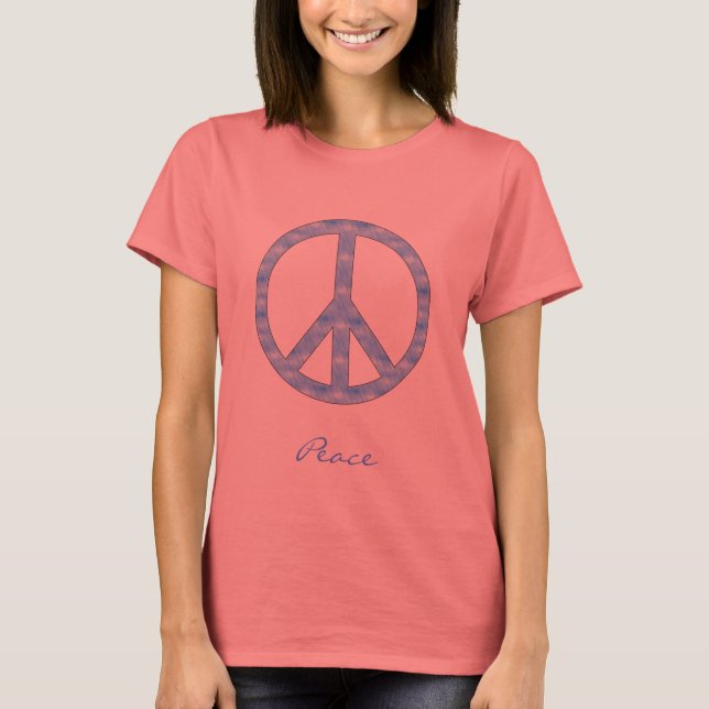Camisa Blue Peace Sinal (Frente)