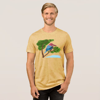 Camisa blusa Kingfisher block T-Shirt Tri-Blend