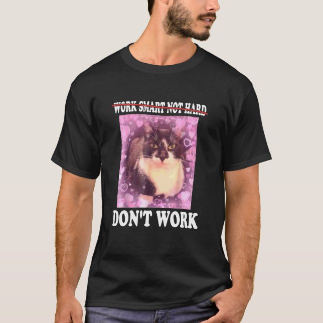 Camisa Boba Com Gato Não Funciona (Frente)