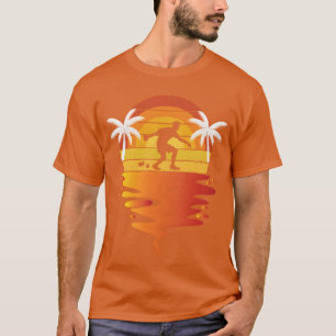 Camisa Bocce pôr do sol retrô 70s vintage Família