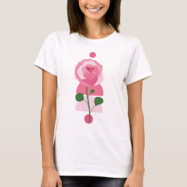 Camisa Boho Flor Rosa