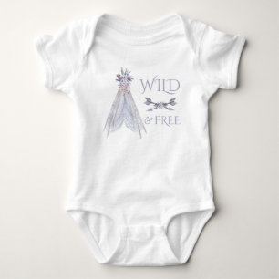 Camisa Boho Teepee Meninas Tribal Bebê