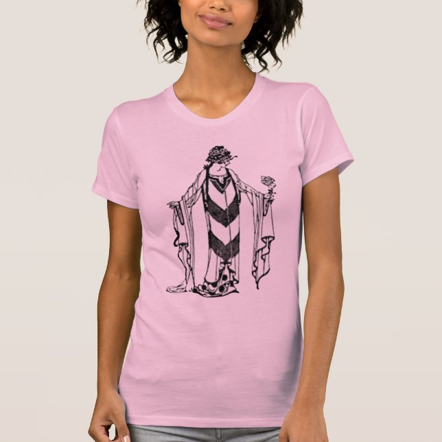 Camisa bonita da senhora do art deco (Frente)
