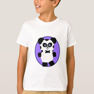 Camisa bonito da panda dos desenhos animados