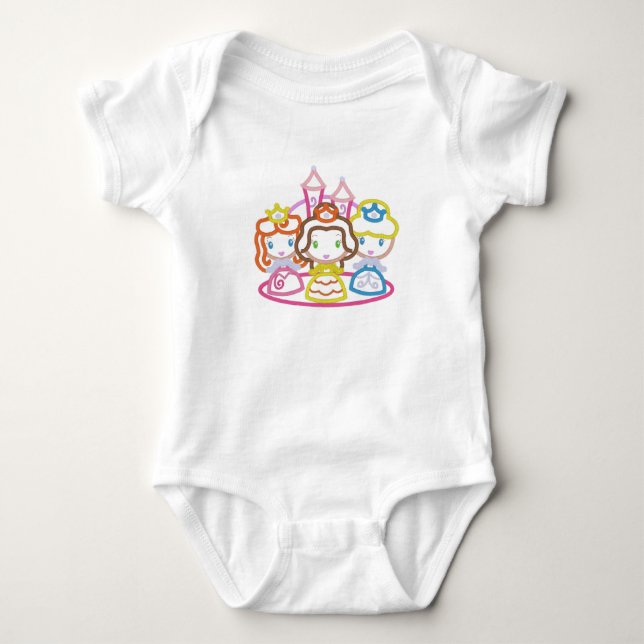 Camisa bonito das pequenas princesas (Frente)