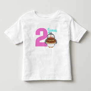 Camisa bonito do aniversário T do nome da crianç