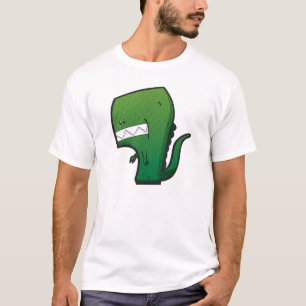 Camisa bonito do caráter de T-REX