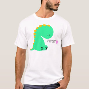 Camisa bonito do dinossauro de RAWR