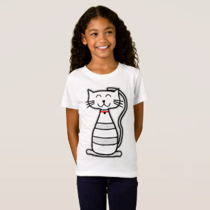 Camisa bonito do gato