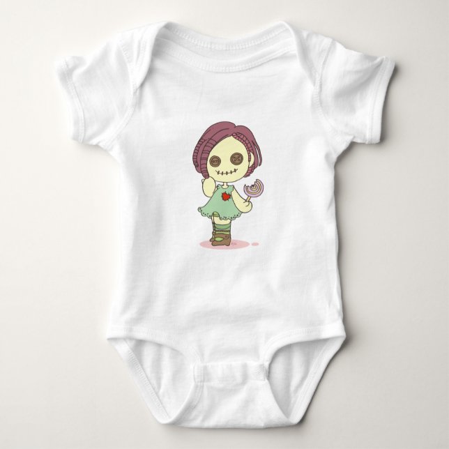 camisa bonito do zombi (Frente)