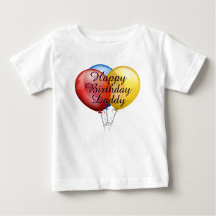 Camisa bonito feita sob encomenda do bebê do pai