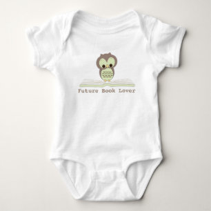Camisa bonito neutra da coruja do bebê futuro do