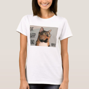 Camisa bonito para o amante/leitor ávido do gato!