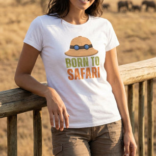 Camisa Born to Safari Adventure Travel Vida Selvag
