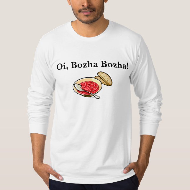 Camisa Borshirt Ucraniana Bozha Bozha (Frente)