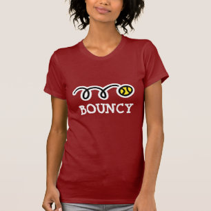 Camisa Bouncy do tênis T para mulheres