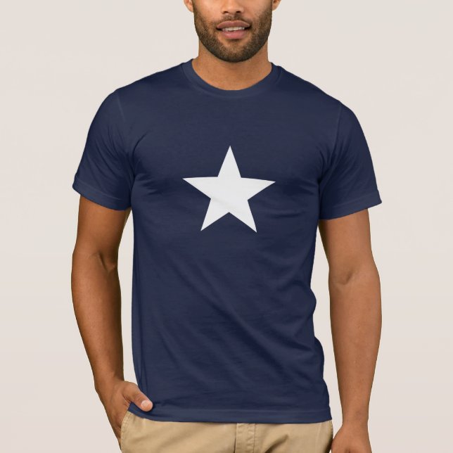 Camisa branca da estrela T, uma outro (Frente)