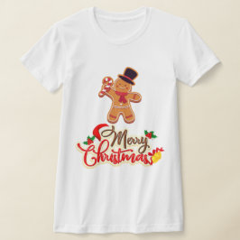 Camisa branca de Natal para Mulheres