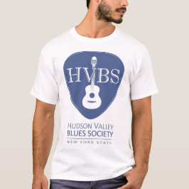 Camisa branca do logotipo do HVBS dos homens