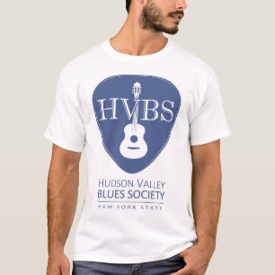 Camisa branca do logotipo do HVBS dos homens