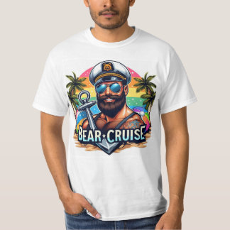 Camisa branca do velejador do BearCruise