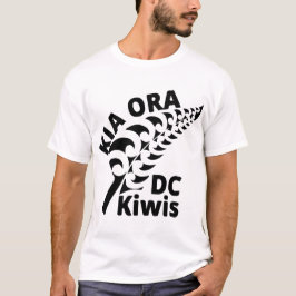 Camisa branca Mens - Logótipo do cheio