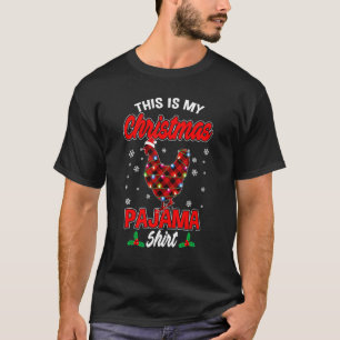 Camisa Buffalo Xadrez Vermelha Este É Meu Pijama D