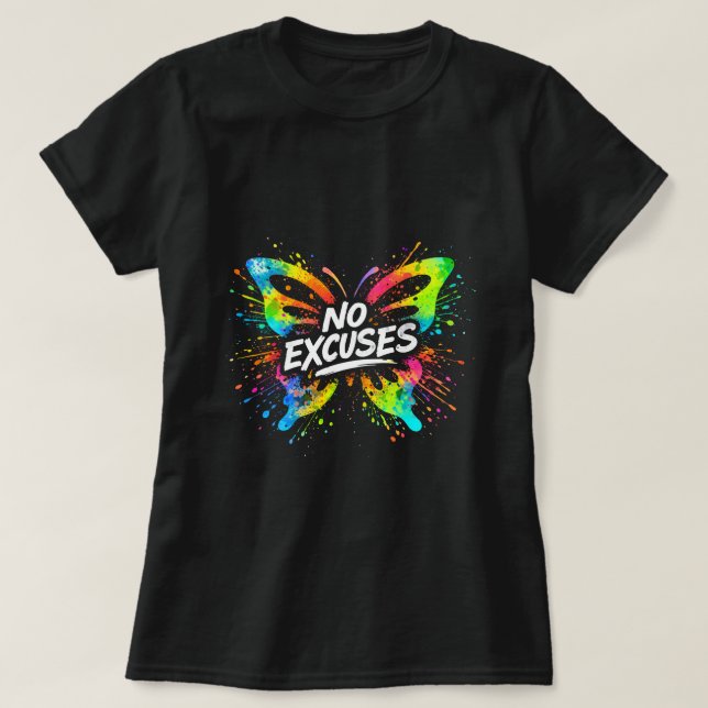 Camisa Butterfly No Excuses 0047698-FB (Frente do Design)