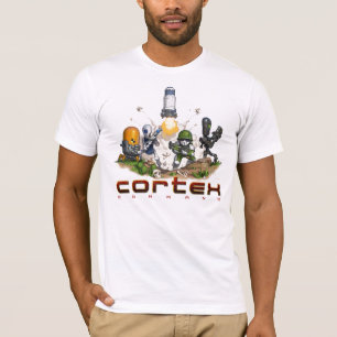 Camisa cabida respingo do comando do córtice