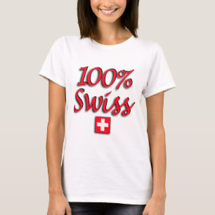 Camisa cabida suíço de 100%